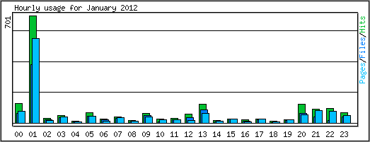 Hourly usage