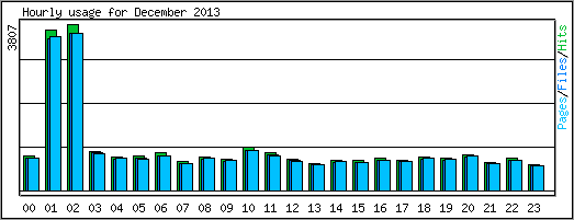 Hourly usage