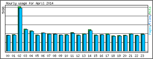 Hourly usage