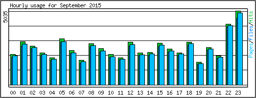 Hourly usage