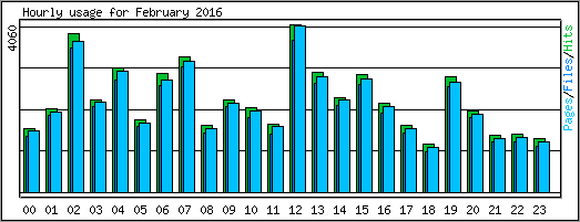 Hourly usage