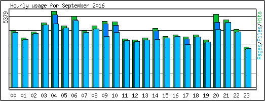 Hourly usage