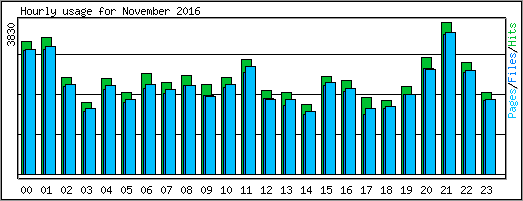 Hourly usage